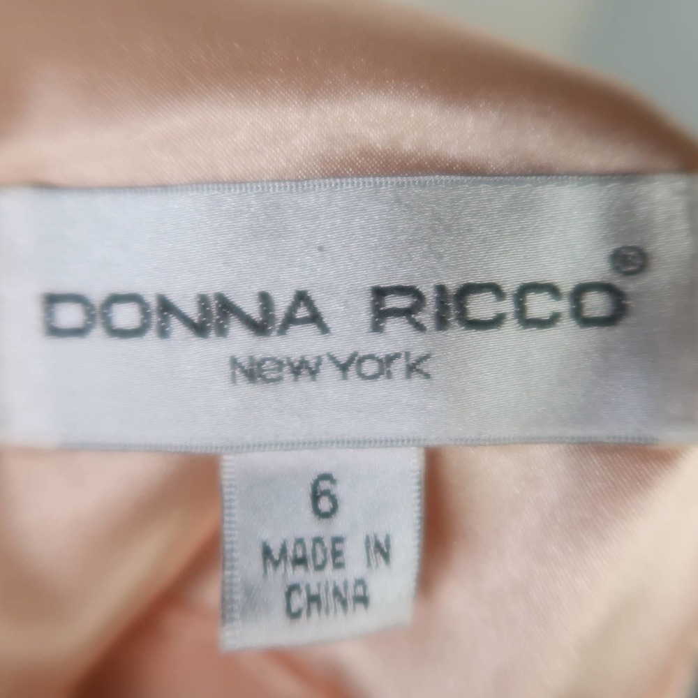 Donna Ricco Peach Maxi Dress - Picture 5 of 6
